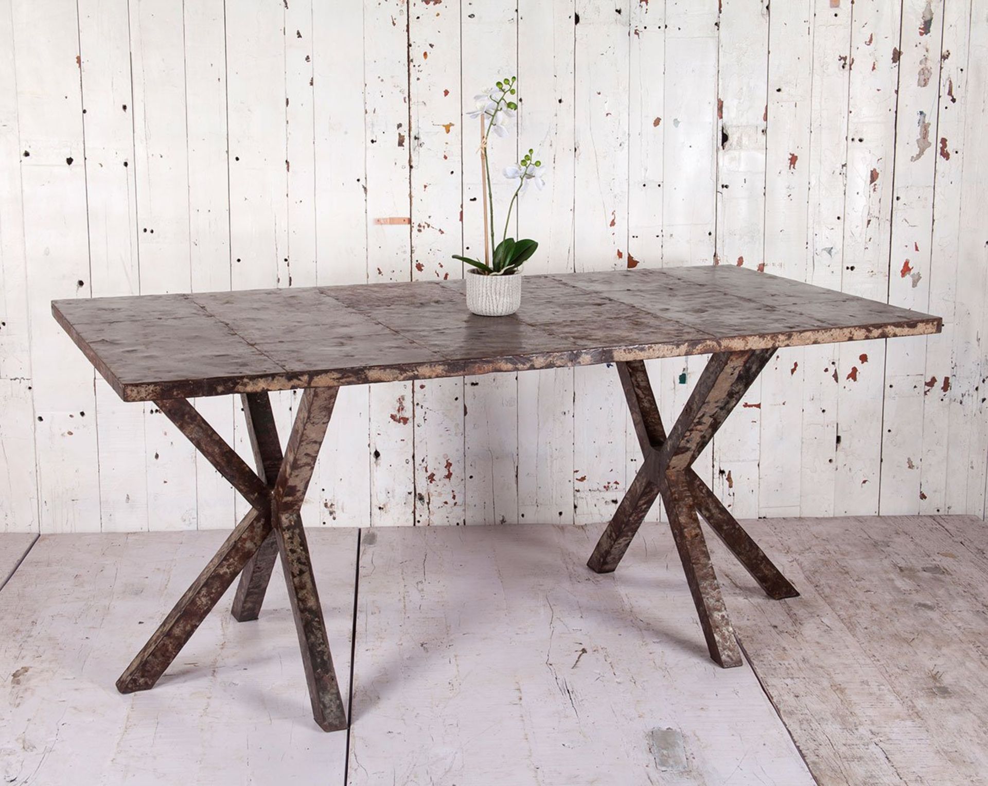 Iron Dining Table - 180cm - Image 2 of 3