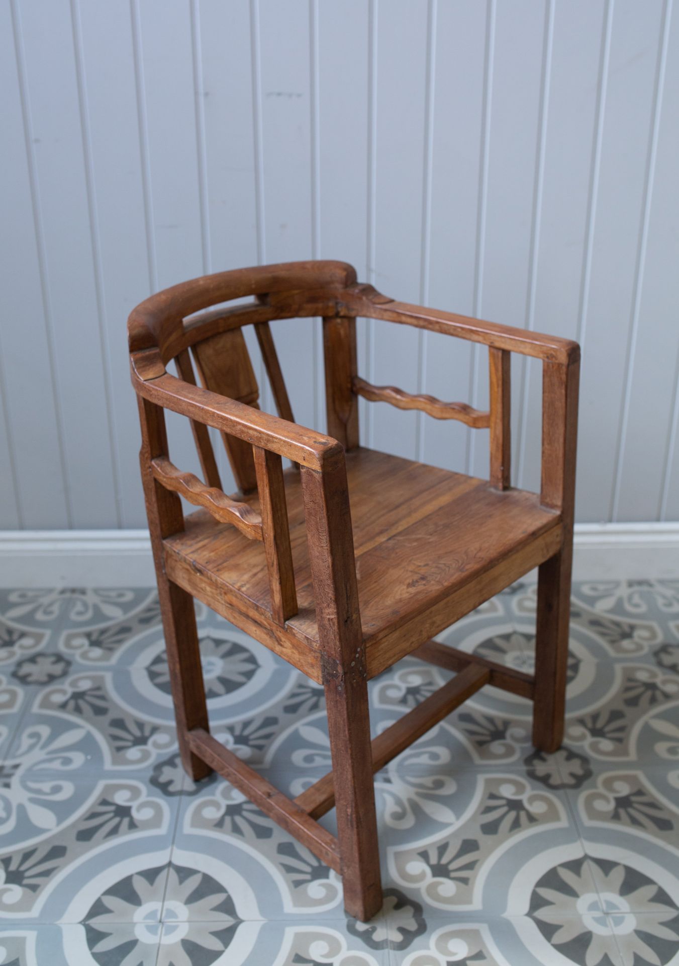 Vintage Wooden Cinema Chair - Image 2 of 4
