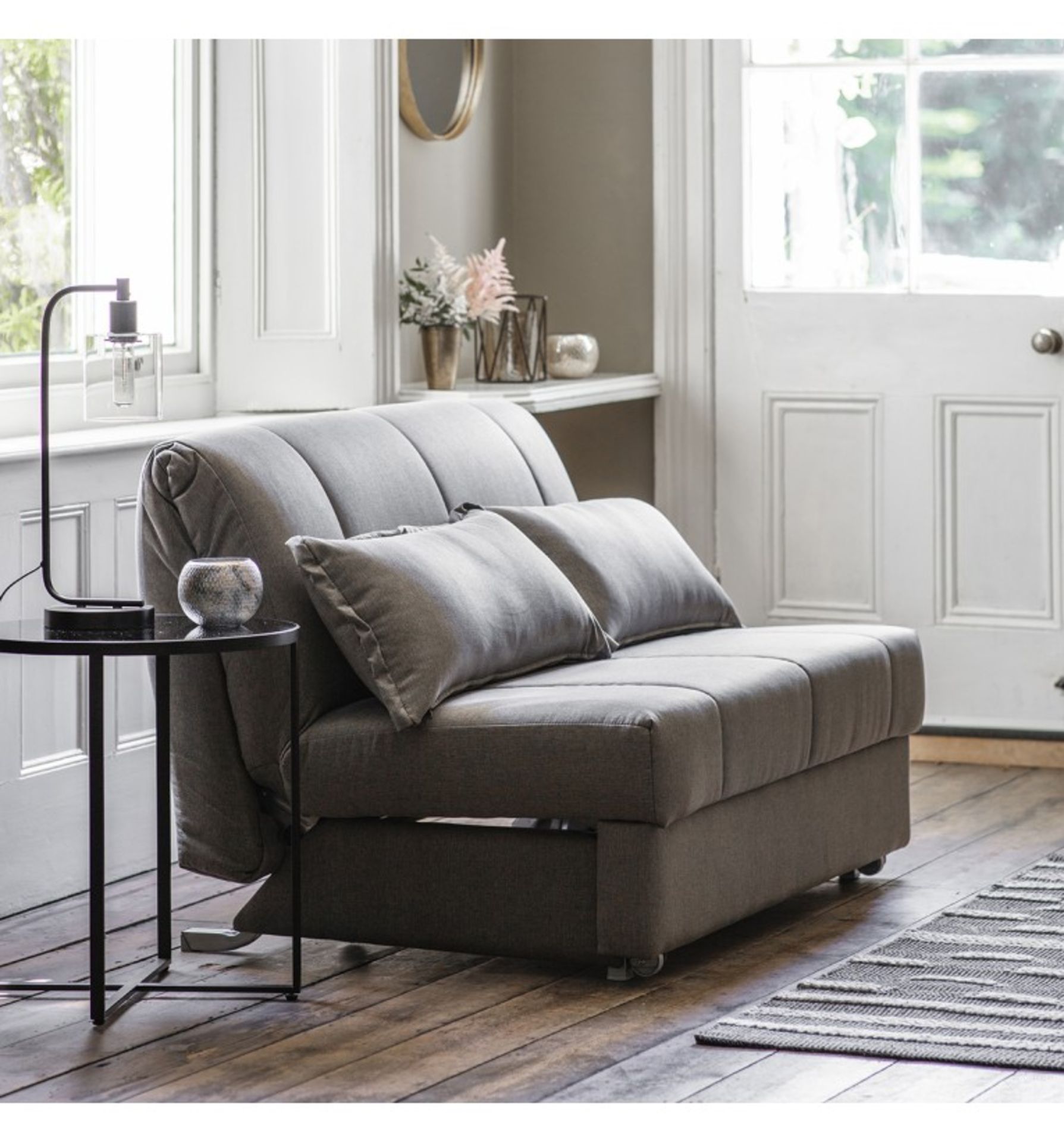 Metz Sofa 120cm Modena Mulberry Upholstered The Metz collection is ideal even for smaller spaces,