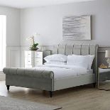 Super King Designed with a gorgeous scrolled headboard and footboard, this bed frame features a