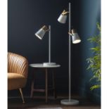 Delta Floor Lamp White and Gold Light up any room with our new floor lamps. When turned off, a floor
