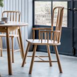 A Set of 3 x Windsor Style Oak Wycombe Carver Chairs The Wycombe Range Made From A Combination Of