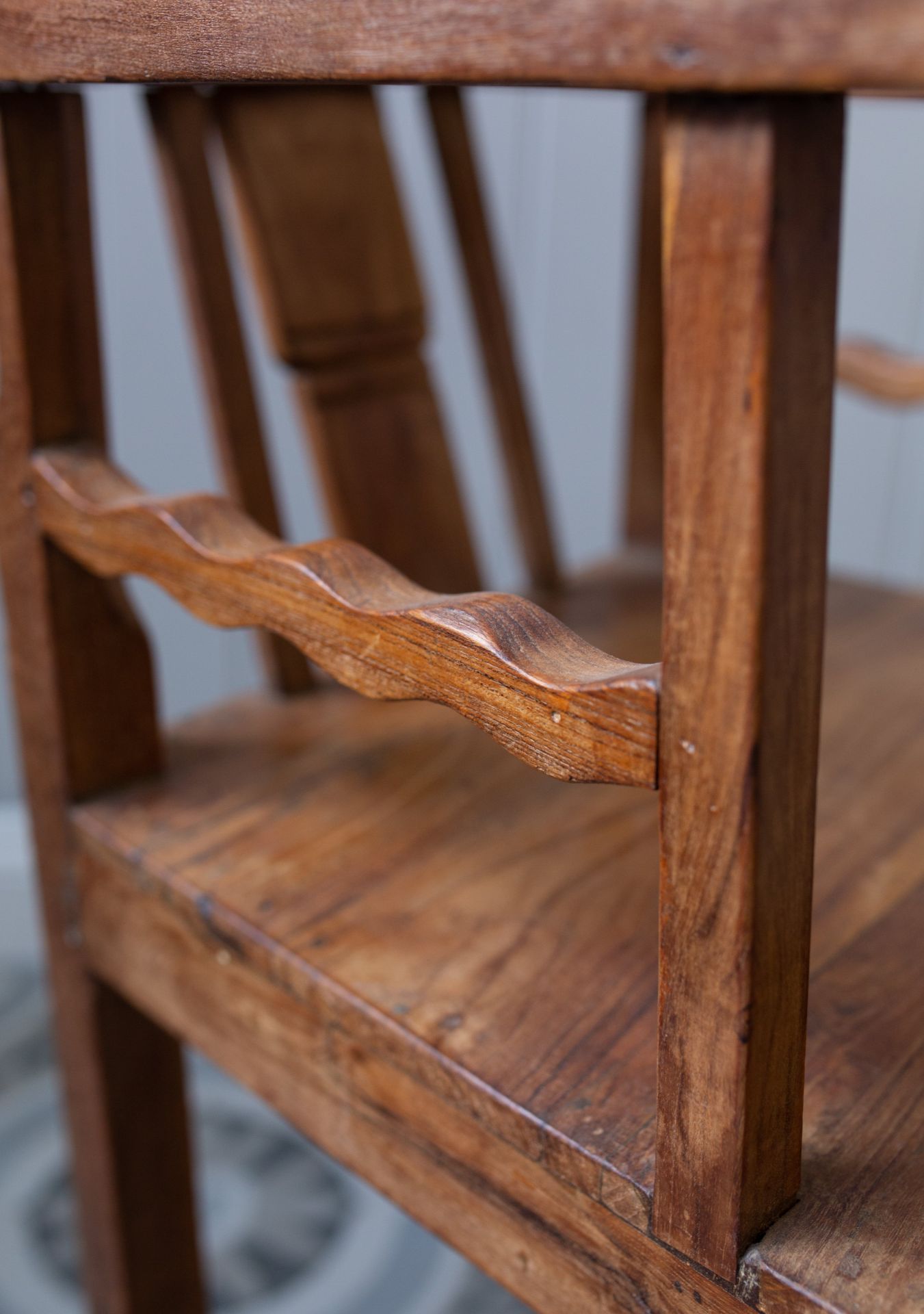 Vintage Wooden Cinema Chair - Image 3 of 4