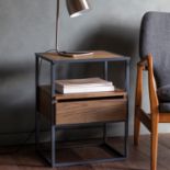 Balham Smoked Side Table Add A Modern Feel To Any Room This Side Table Is Constructed With Sleek