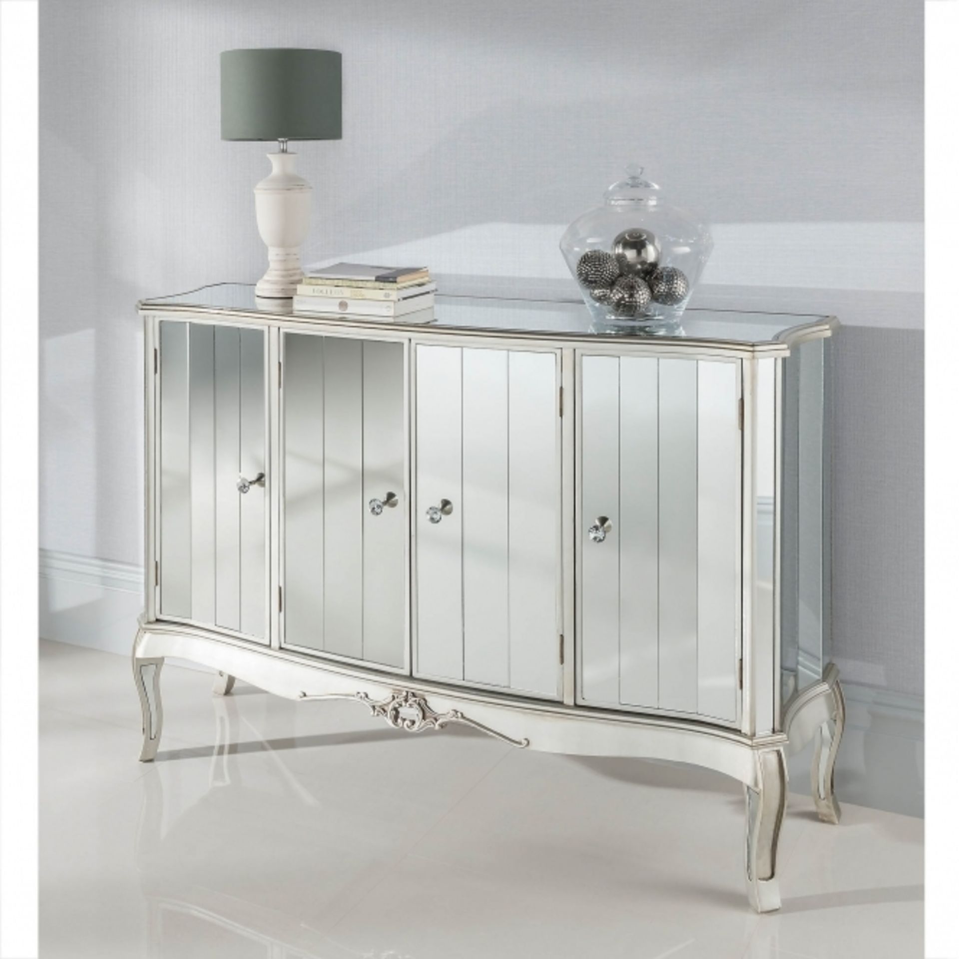 Alexandria Mirrored Four Door Sideboard This Is One Of The Larger Pieces In This Glamorous Range,