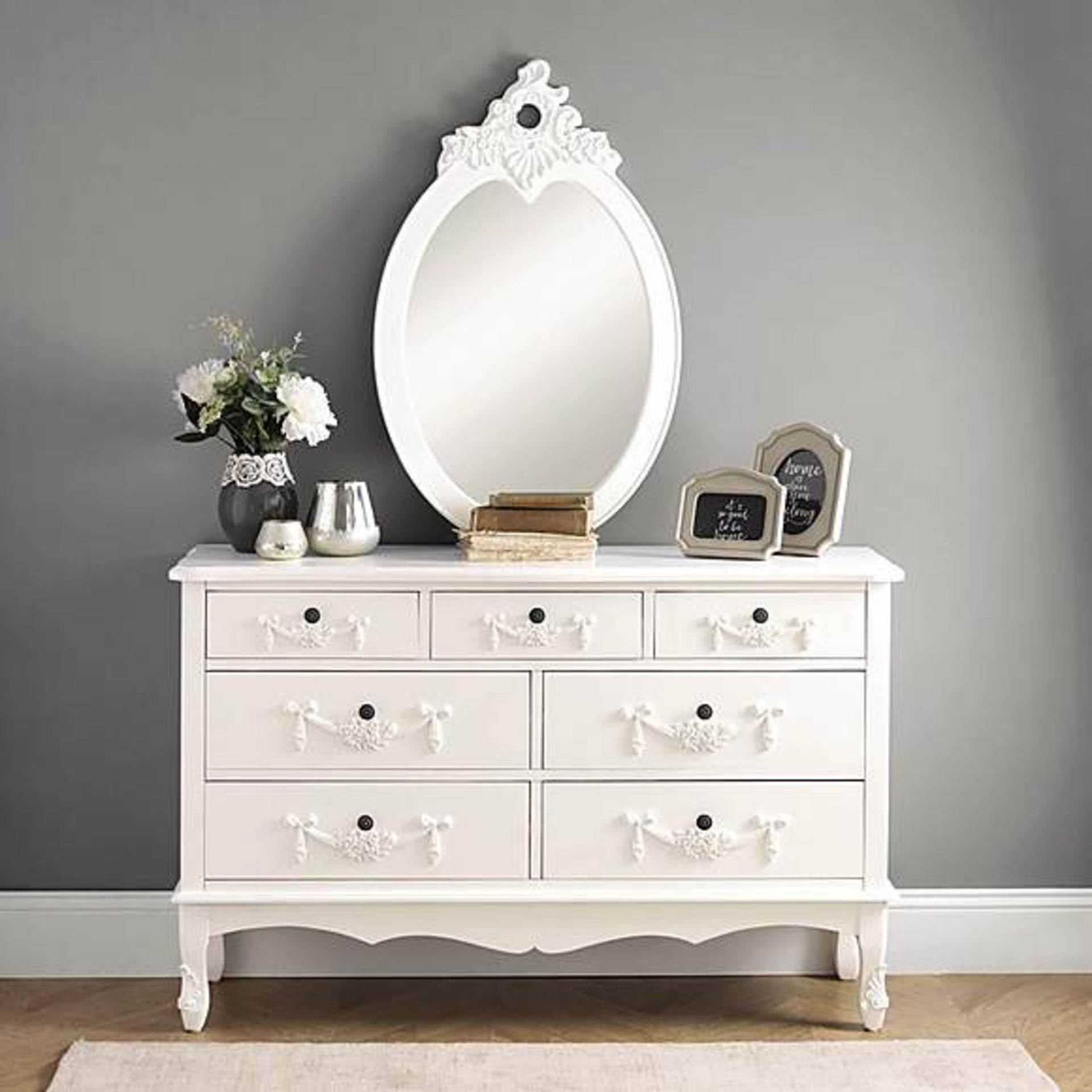 Paris 7 Drawer Chest this stunning wooden chest is the perfect way to declutter your hallway