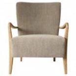 Chedworth Armchair Charcoal 660x750x800mm This unique Mid-Centry style armchair has a solid oak