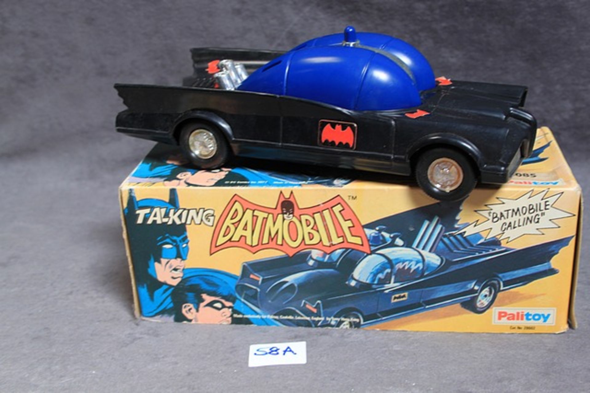 Collectible Plastic Talking Batmobile Produced In 1977 By Tomy For Palitoy UK Mint Condition - Image 4 of 4