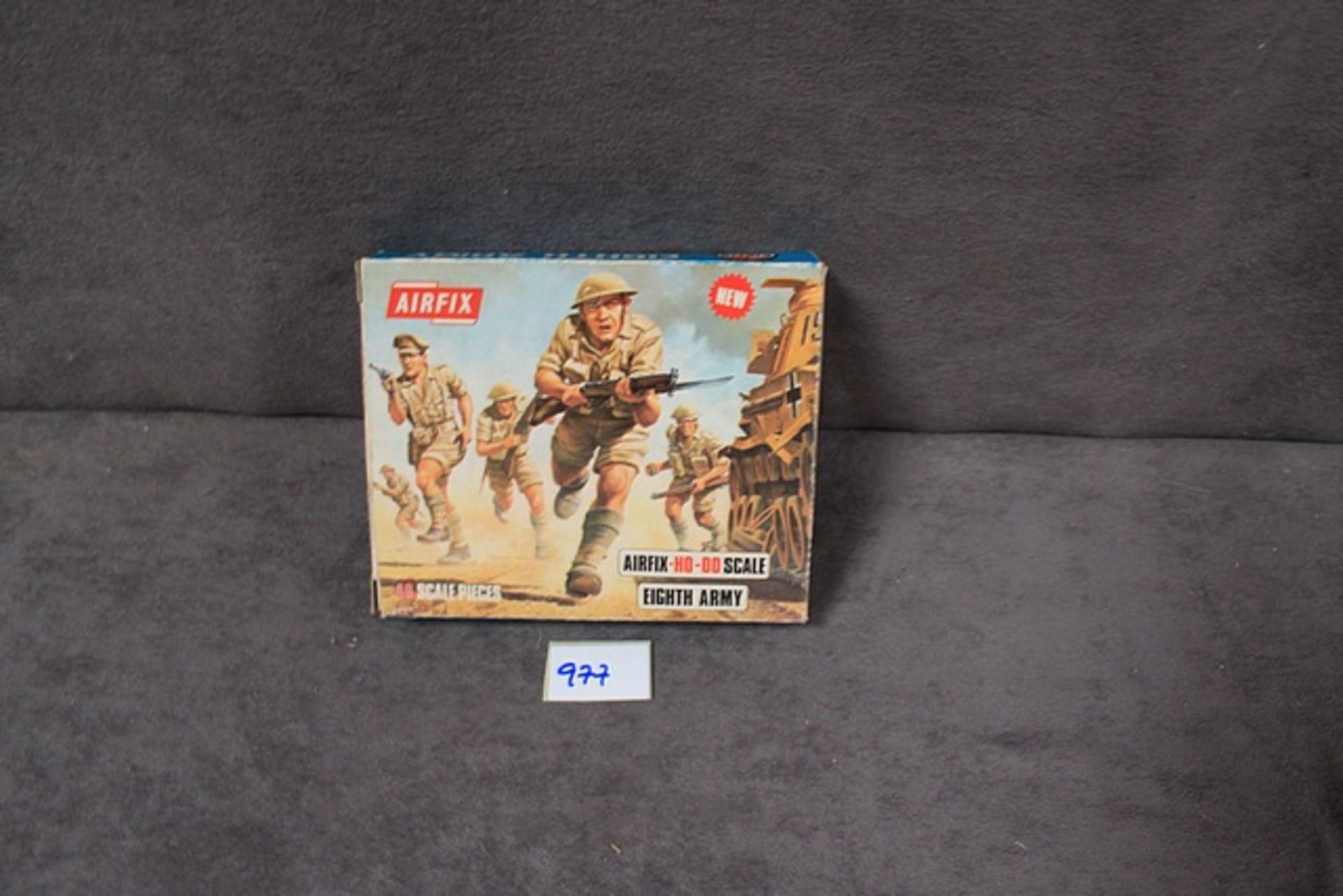 Airfix H0-00 Scale Eighth Army 48 figures in a firm excellent box