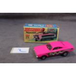 Matchbox Superfast #70 Dragster With Purple Base And Excellent Box
