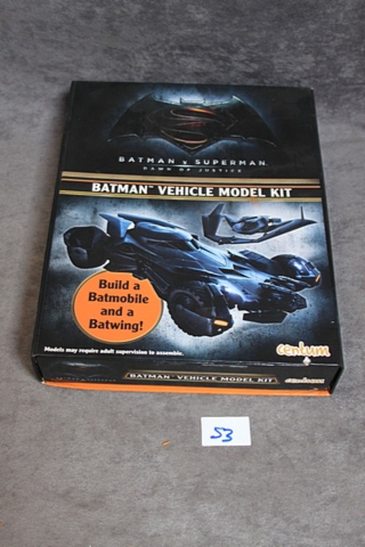 Centum Books Batman Vehicle Model Kit (Build A Model) Build Your Own Batmobile And Batwing And