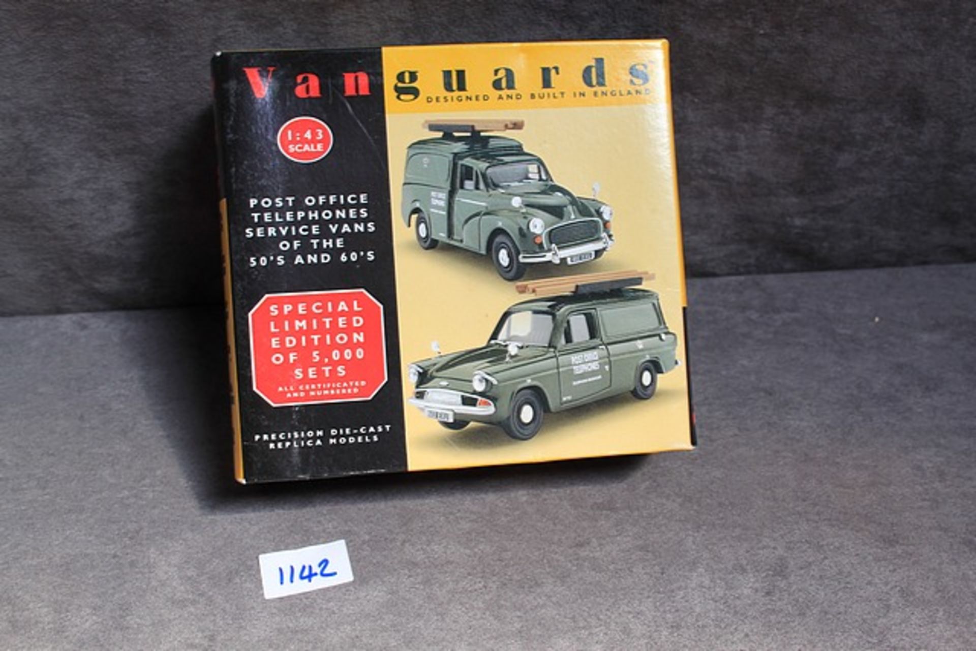 Vanguard diecast #PO 1002 Post Office Telephone Service Vans of the 50's & 60's in box - Image 2 of 2