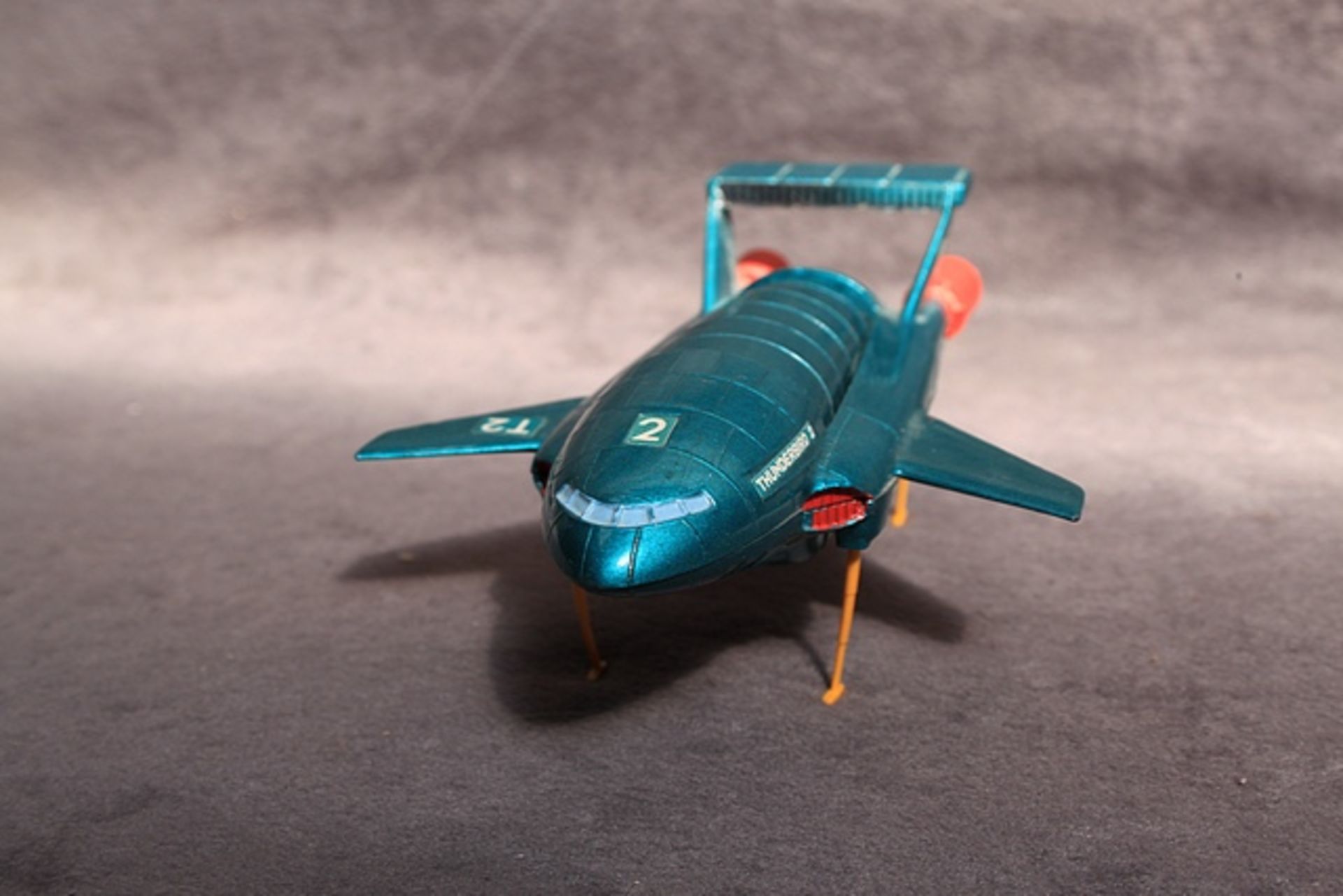 Dinky Diecast #106 Thunderbirds T2 Model All Blue Metal Version with Yellow LegsDinky replaced its - Image 3 of 3