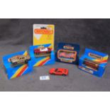 5 X Matchbox Diecast Models # 70 Ferrari Red Mint In Open Card #1 Jaguar XJ6 Red Mint In Unopened