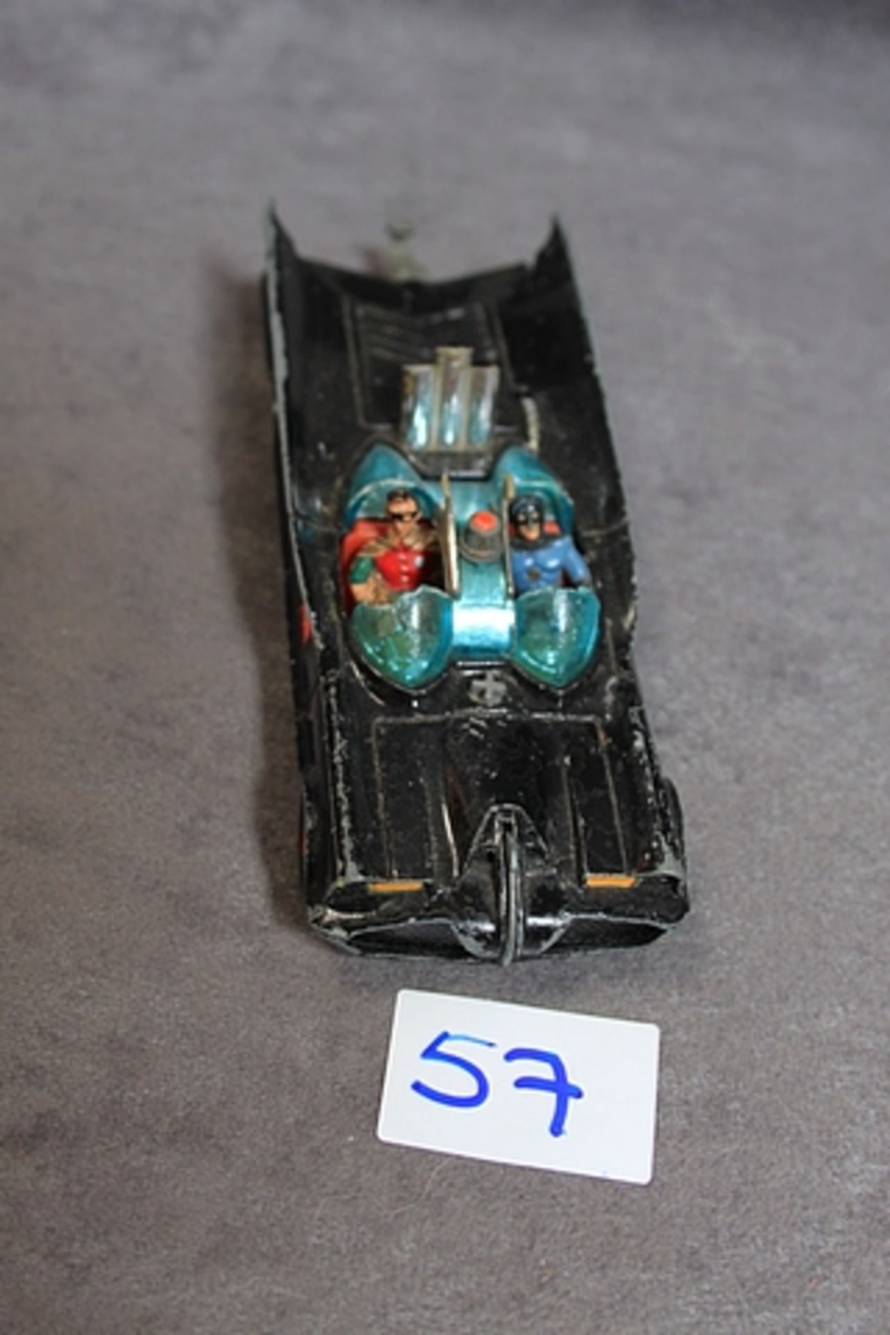 Corgi Vintage 1966 1st Issue #267 Corgi Batmobile Toy In Played Condition All Corgi 267 Batmobiles - Image 3 of 3