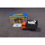 Matchbox Superfast #37 Cattle Truck Orange Cab Grey Trailer With Cattle