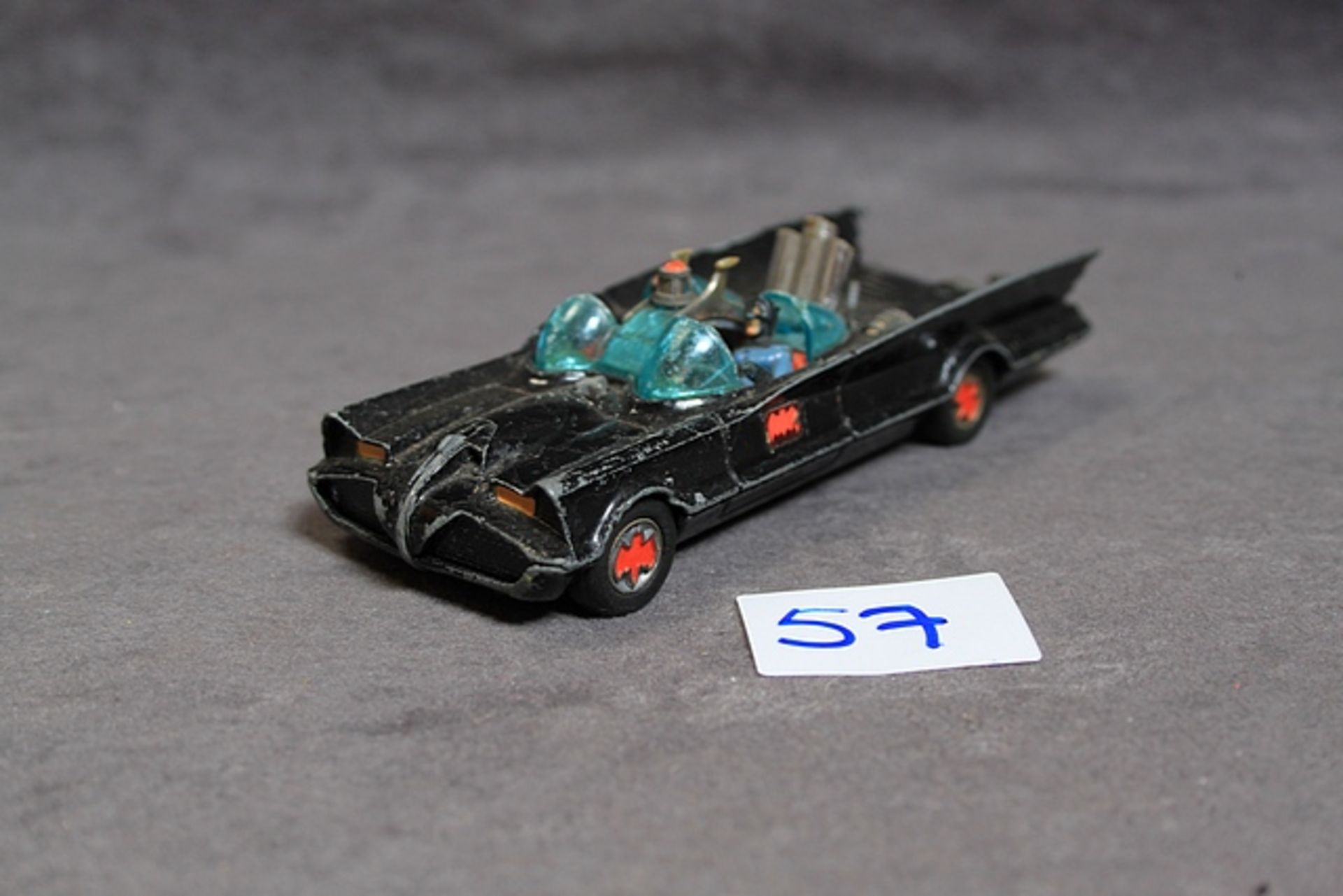 Corgi Vintage 1966 1st Issue #267 Corgi Batmobile Toy In Played Condition All Corgi 267 Batmobiles