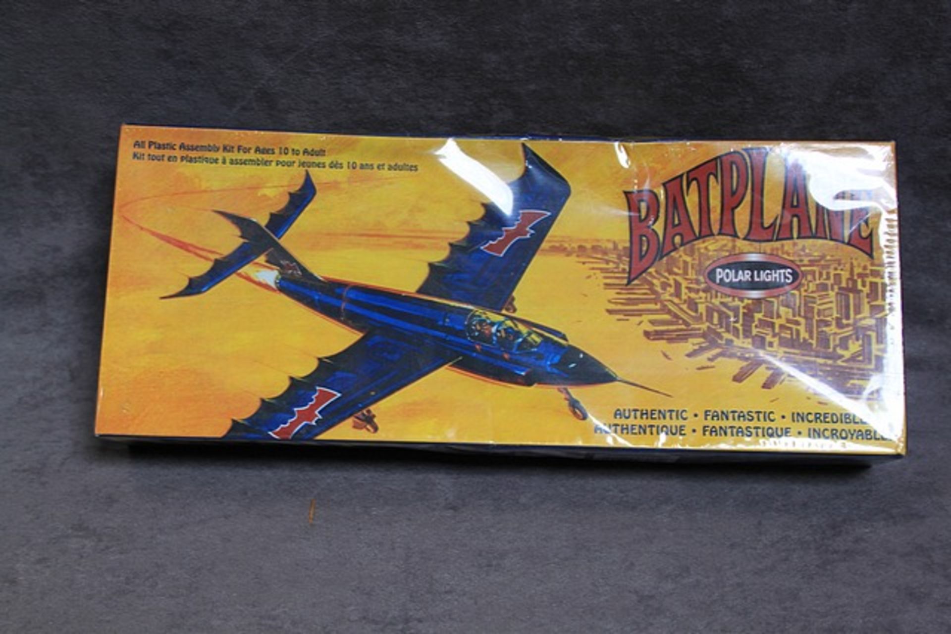 Polar Lights Batman Bat Plane Plastic Model Kit # 6905 Factory Sealed Adam Westkit that was released - Image 2 of 2