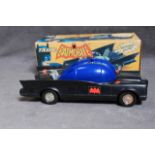 Collectible Plastic Talking Batmobile Produced In 1977 By Tomy For Palitoy UK Mint Condition