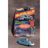 Bandai Japan Hotwheels Captain Scarlet Spectrum Pursuit Vehicle Mint Model On Open Card1/64 scale