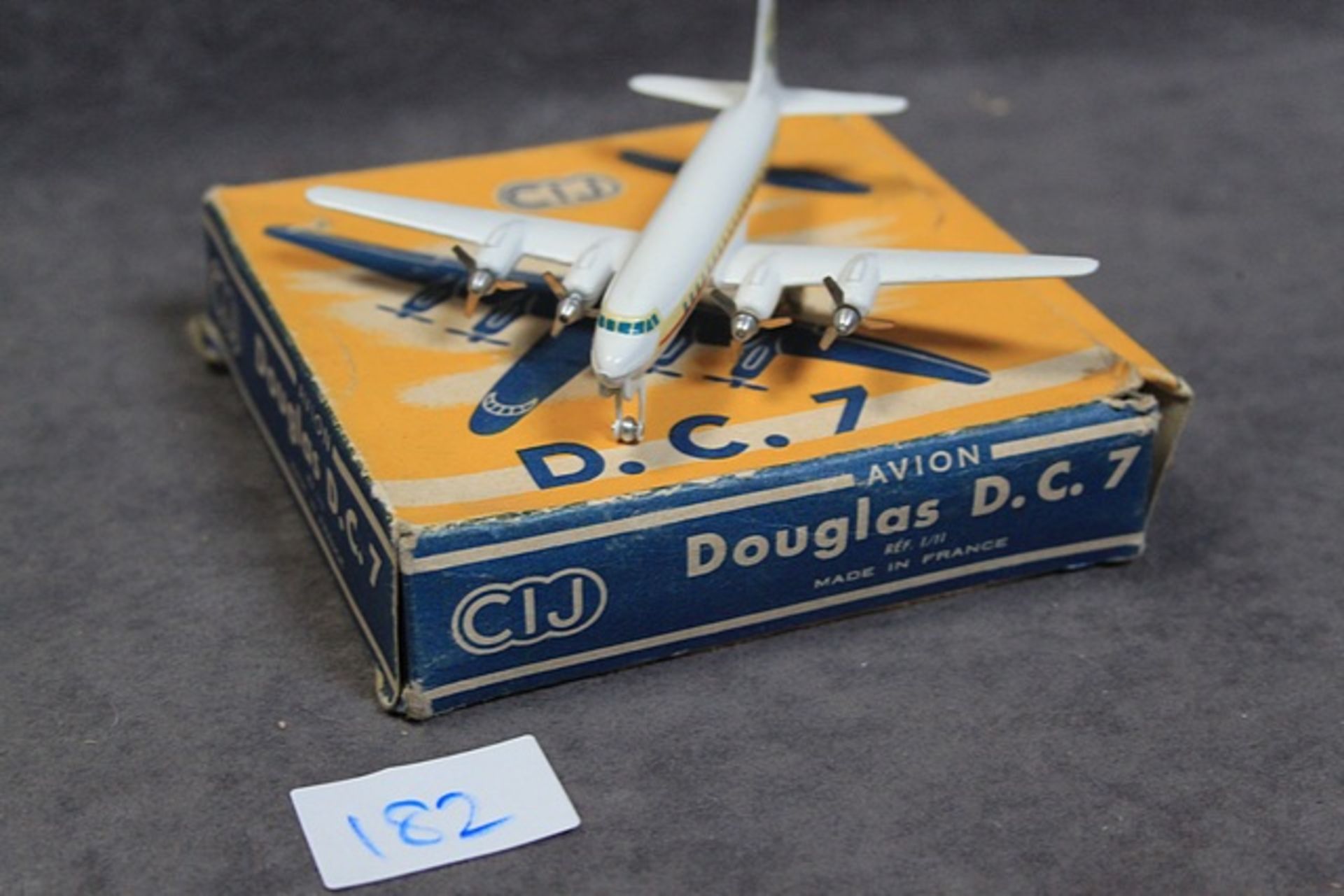 CIJ (France) #1/111 Douglas DC7 1950s Diecast Plane - Image 3 of 3