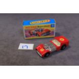 Matchbox Superfast Diecast #19 Road Dragster Red With Number 8 Decal Mint Model Excellent Box