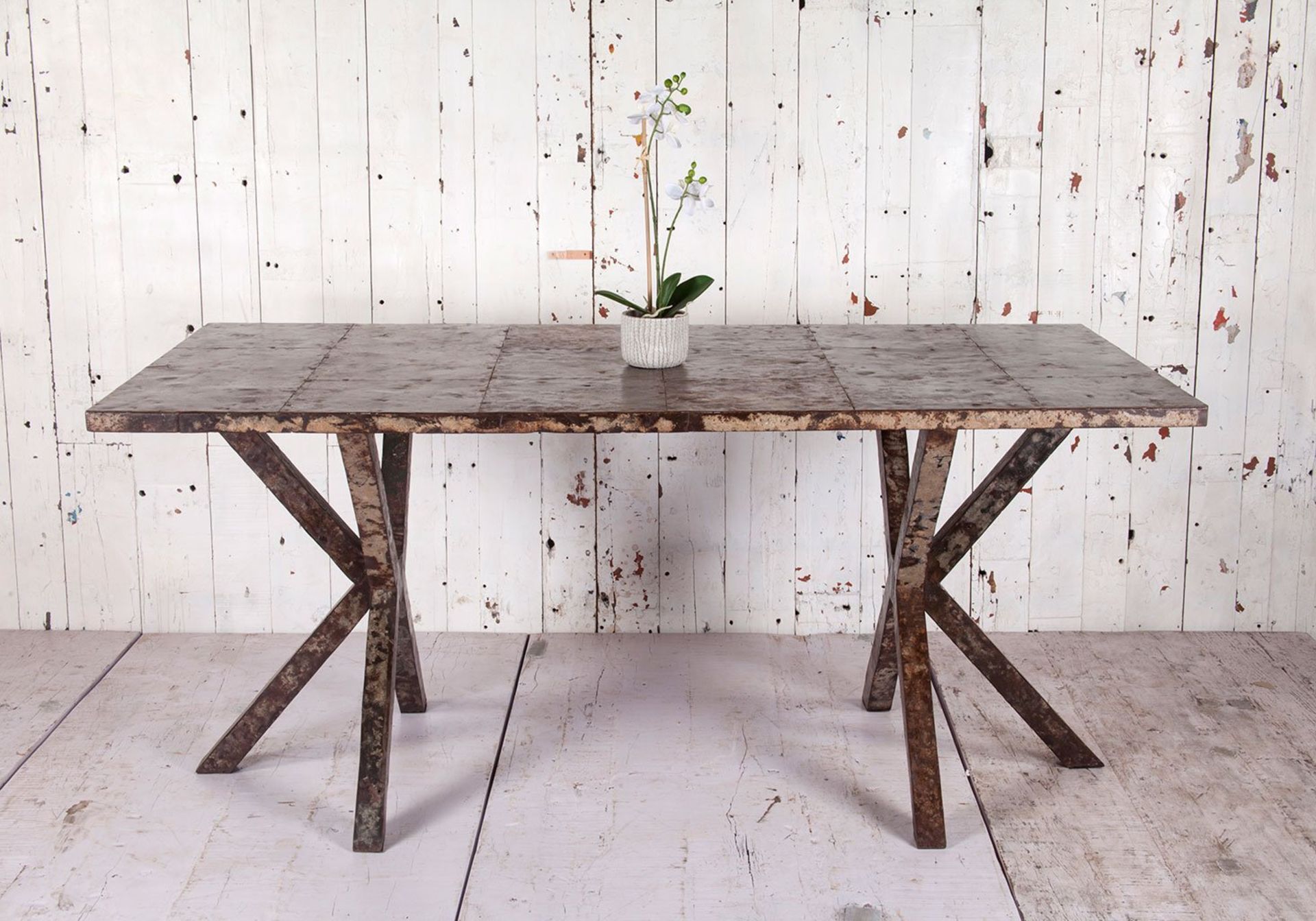 Iron Dining Table - 180cm - Image 2 of 3