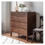 Boho Retreat 4 Drawer Chest Boho Retreat offers a variety of glamourous and structurally