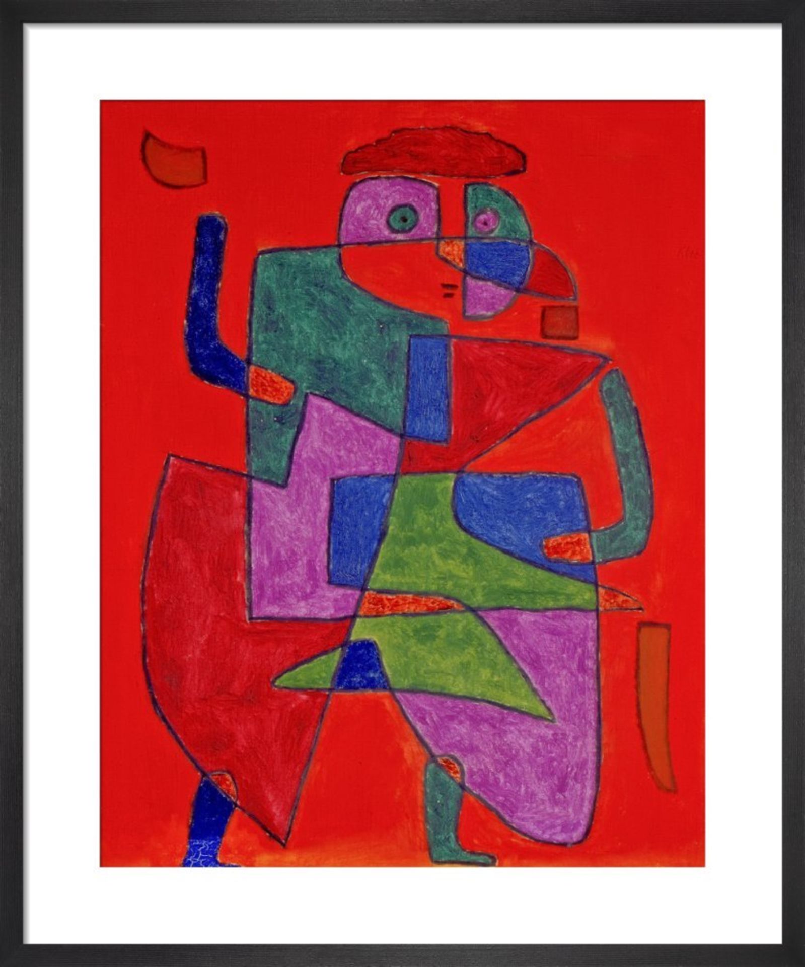Paul Klee Arrival of the Bridegroom, 1933 Framed Print in Responsibly Sourced Solid Frame With A