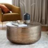 Ashta Coffee Table Ancient Gold a comtemporary stunning table to be the centrepoint of the room 80 x