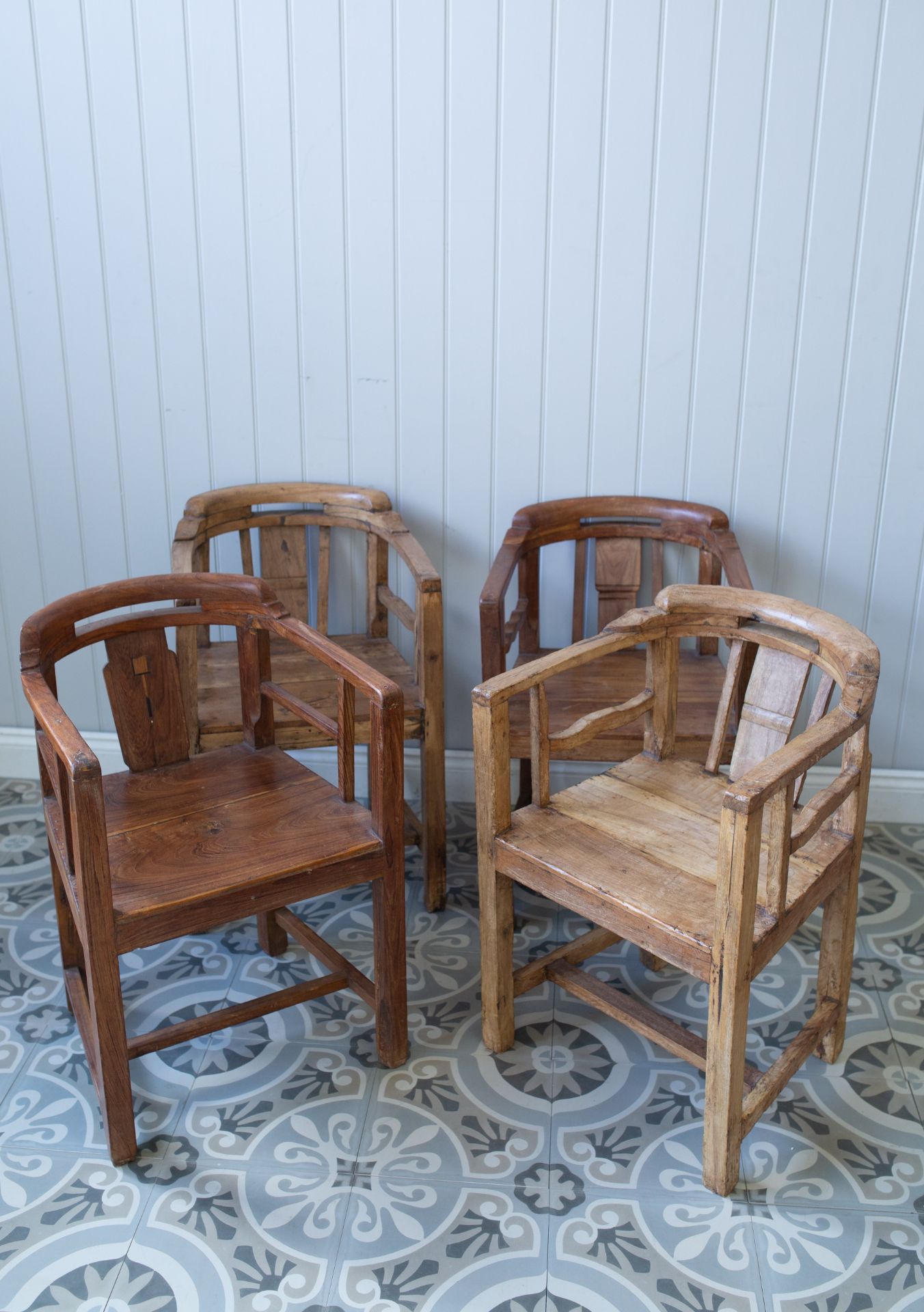 Vintage Wooden Cinema Chair