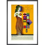 Hans Unger Art today, 1966 Framed Print in Responsibly Sourced Solid Frame With A Brushed Black