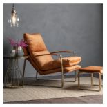 Fabien Lounger Ochre The Fabien Lounger in Ochre is the perfect spot for relaxation in style.