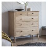 Wycombe 5 Drawer Chest The Wycombe range made from a combination of the finest solid oak and veneers