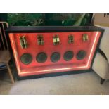 Glass fronted display counter case with illumination - great piece for displaying luxury items in