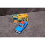 Mint Corgi Toys Diecast #255 Austin A60 De Luxe Saloon Corgi Motor School Car in mid blue with