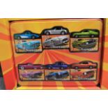 Mint Matchbox Superfast Collector Tin with 6 cars, comprising of; 1957 Corvette, 1957 Ford