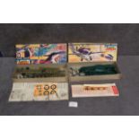 2x Famous Fighters Aurora 1/4" scale model kits with boxes, comprising of; #102-69 Spowith Camel, #