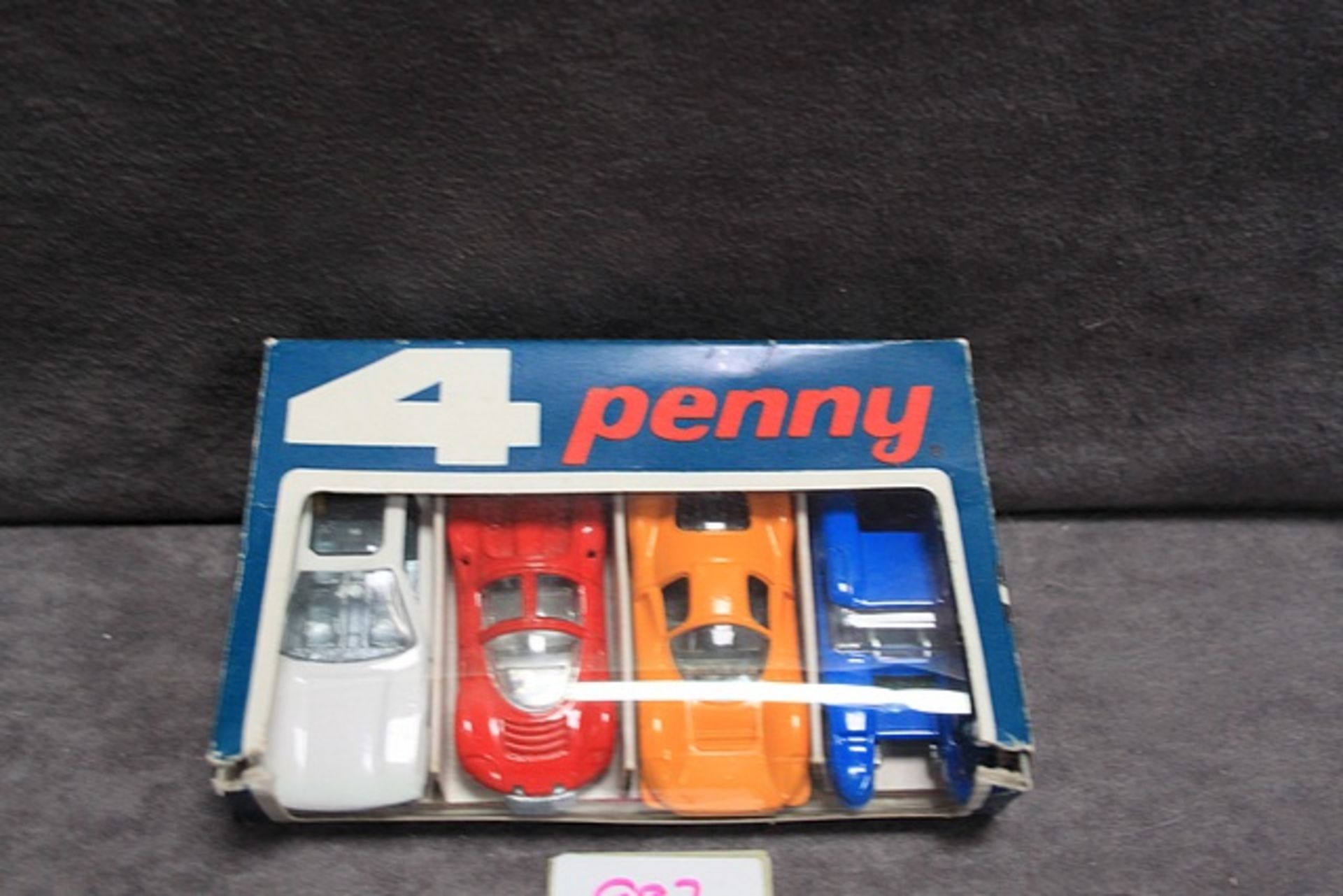 Polistil 4 Penny #Art 0/200 diecast cars set nice small models