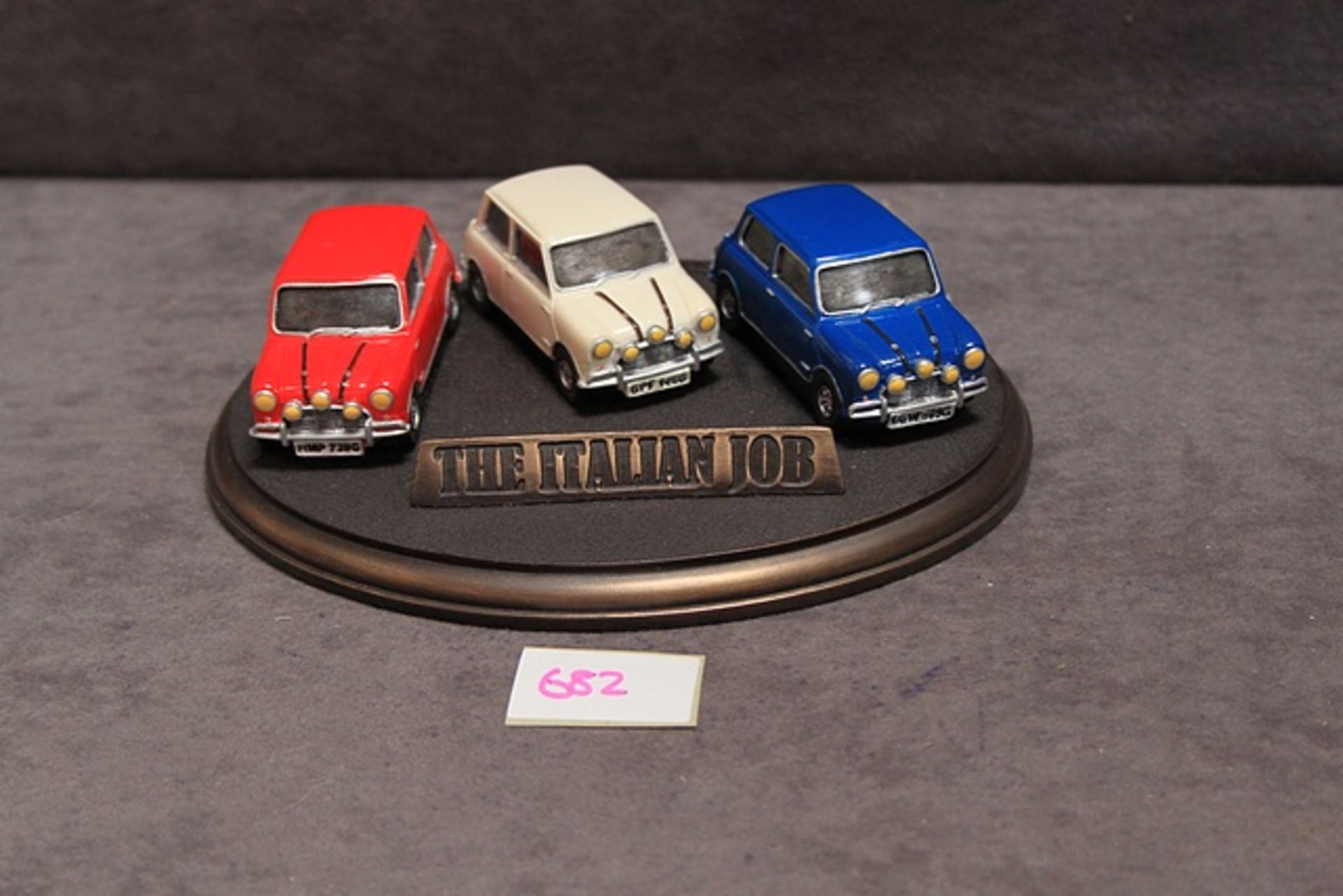 The Italian Job in Dark Blue Box