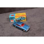 Mint Corgi Toys Diecast #252 Rover 200 in metallic blue in a firm nr mint box
