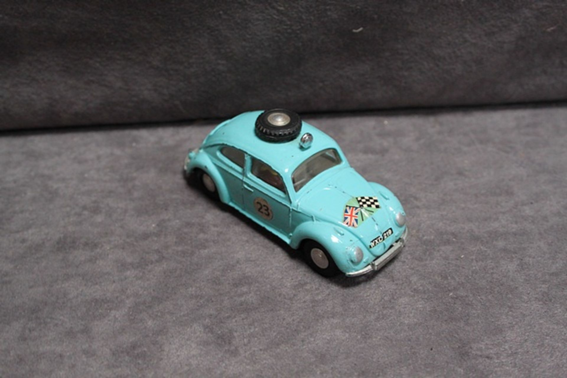 Very Good Spot On by Tri-ang diecast Volkswagen rally car in blue with racing number 23 with no box - Image 4 of 4