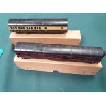2x Exley 00 Gauge coaches both boxed with inner packaging, comprising of GWR & BR