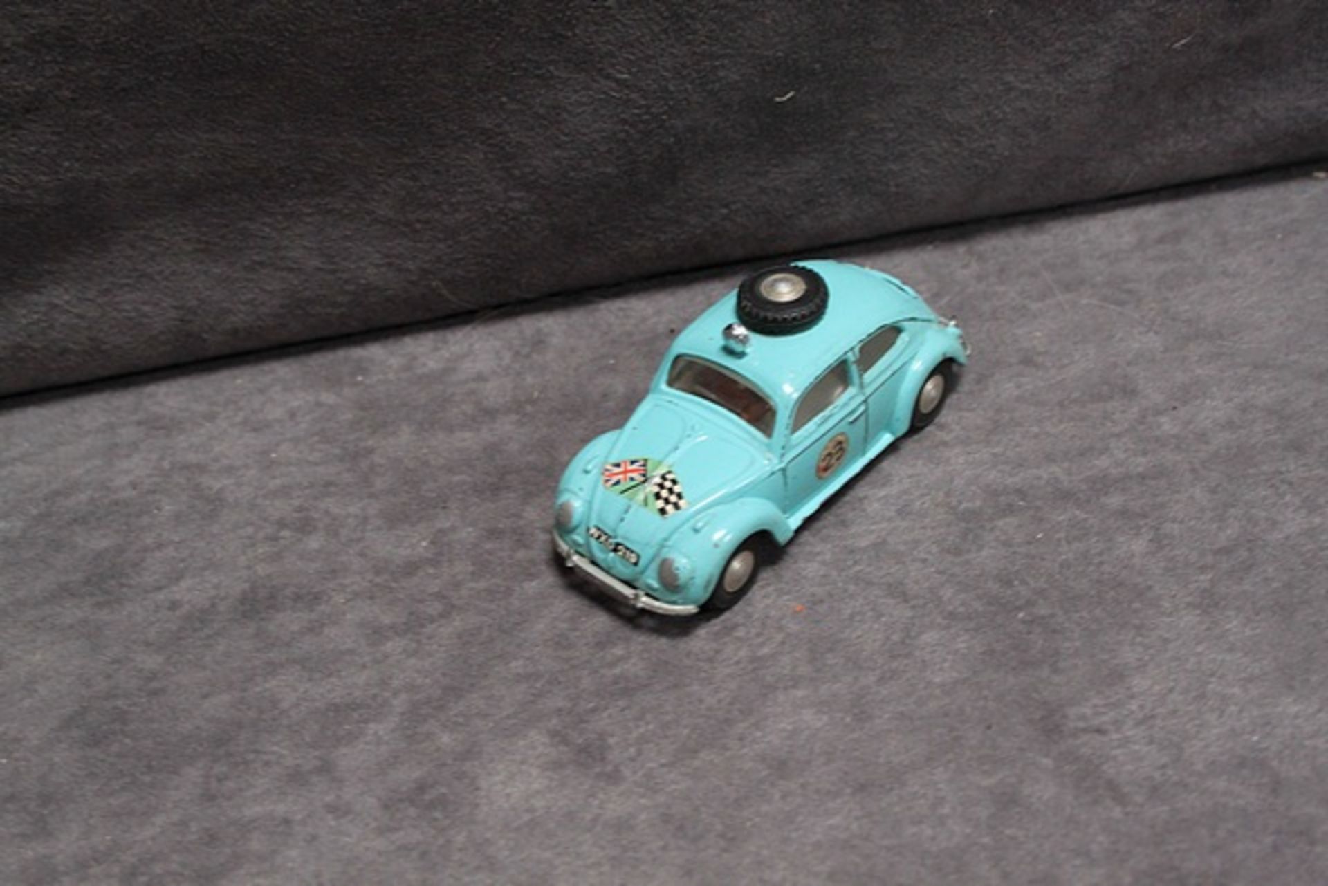 Very Good Spot On by Tri-ang diecast Volkswagen rally car in blue with racing number 23 with no box - Image 3 of 4