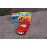 Corgi Toys Diecast #327 MGB GT in red with suitcase in a mint box