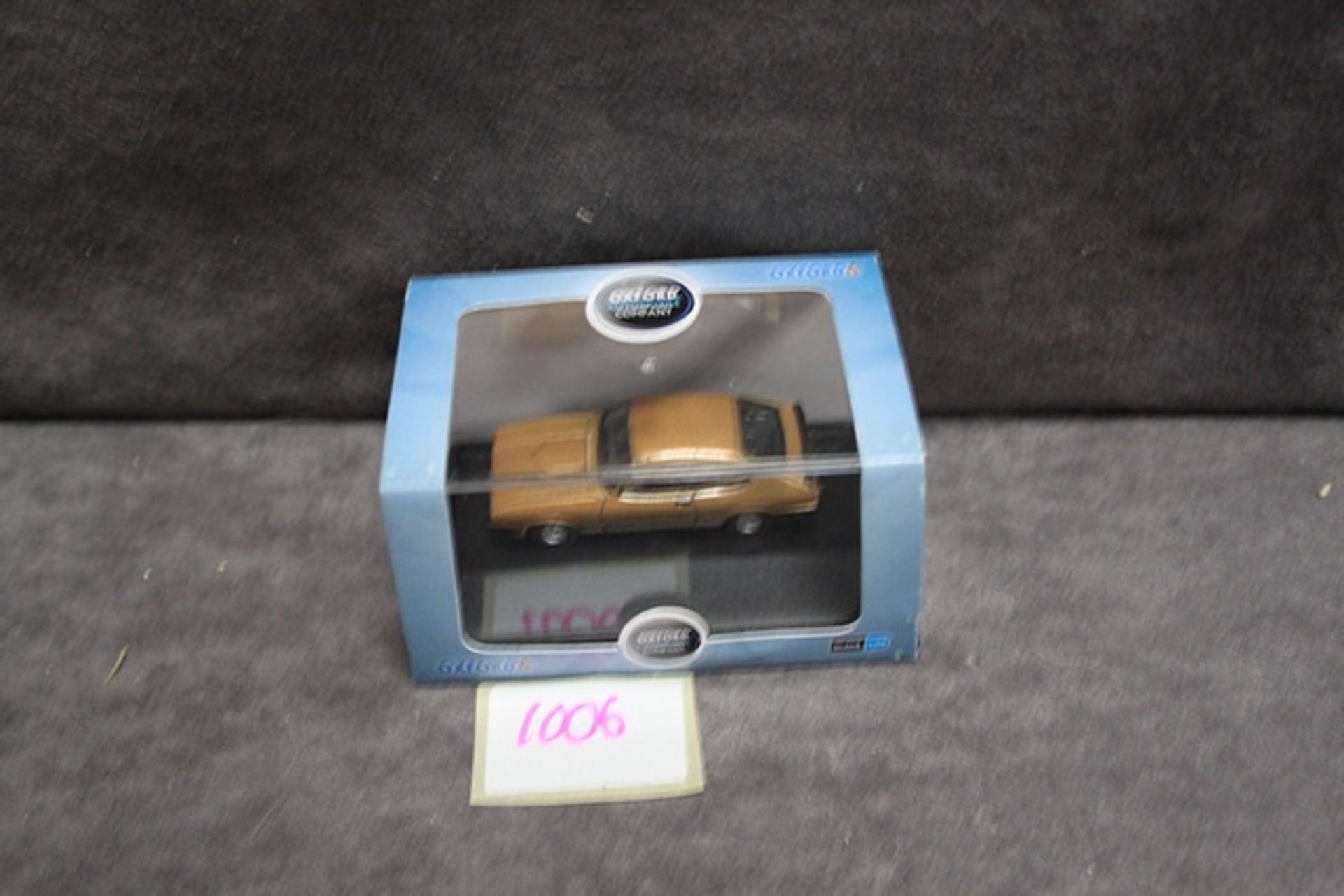 Oxford diecast #76CAP002 Strato Gold (Doyle - The Professionals) Ford Capri MkIII as in display case