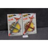 3x Ja-Ru deicast model fighter planes on orginal card packaging unopened