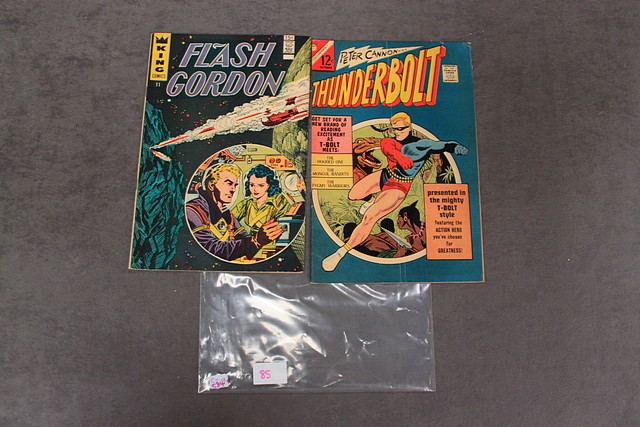 2 x Comics comprising Charlton Comics Peter Cannon, Thunderbolt Vol 1 #54 October 1966 Appearing