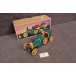 Tin wind up Bugatti T-35 Racer #MS453 in box