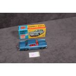 Mint Corgi Toys Diecast #245 Buick Riviera in metallic blue in a crisp box
